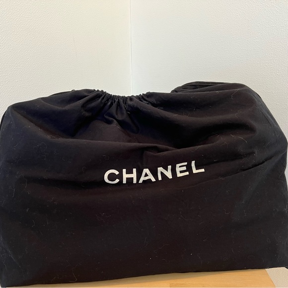 Chanel cocoon large black quilted nylon tote leather details 100% authentic - Picture 10 of 17